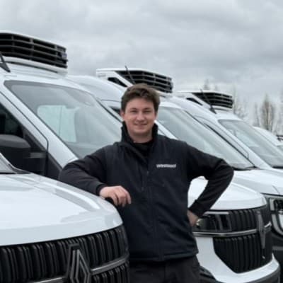 Gilles Ledaine, verkoop koelvoertuigen bij Westcool