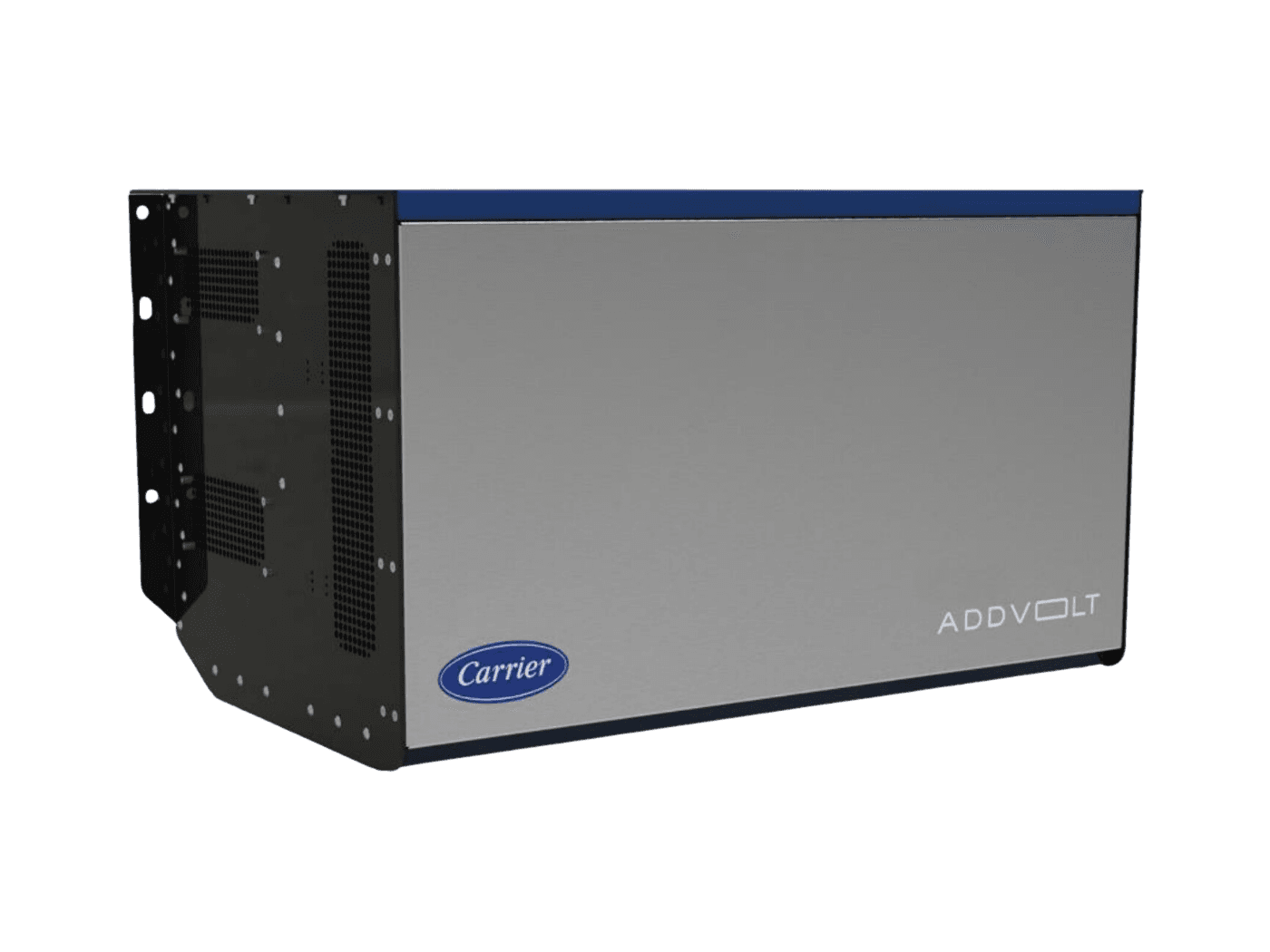 Een AddVolt batterijpakket met Carrier-logo