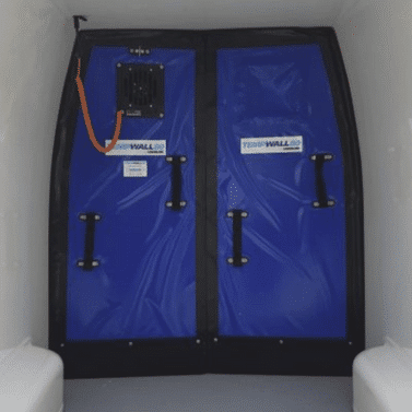 Multitemp oplossingen - Verplaatsbare tussenwand met thermostaat & ventilator (compartiment achteraan)